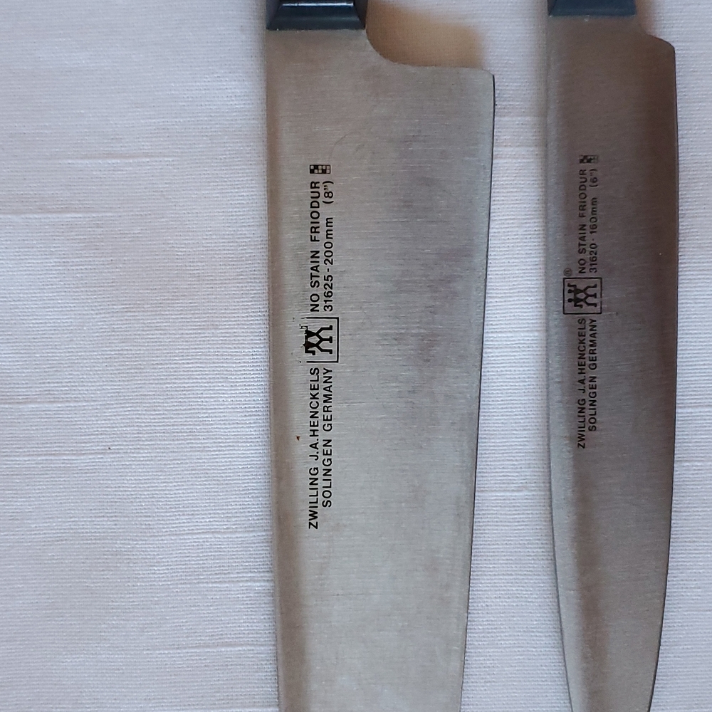 Vintage. Zwilling J.A. Henckels Solingen Germany 8" & 6" - Picture 2 of 7